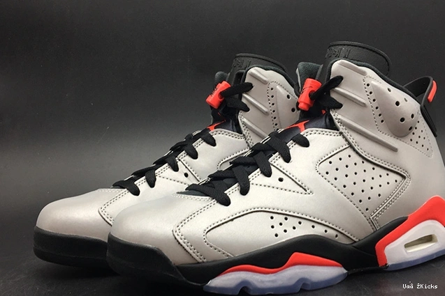 REFLECTIVE 6 DailyWear JORDAN - 9180 INFRARED 630 CI4072- RETRO 0814